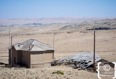 Kolmanskop ice factory power station ruins diamond mining ghost town Namibia