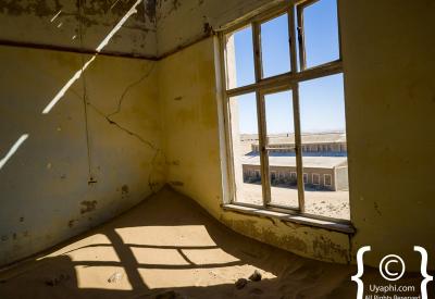 Kolmanskop ice factory power station ruins diamond mining ghost town Namibia