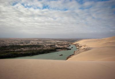 Kunene River rapids white water Kaokoland Namibia Angola border photography