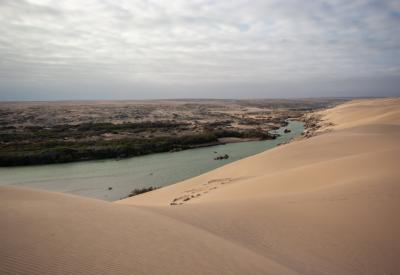Kunene River rapids white water Kaokoland Namibia Angola border photography