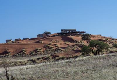Namib Dune Star Camp exterior Namib Desert dunes overnight excursion Namibia