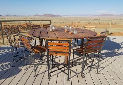Namib Dune Star Camp cold winter desert morning wheel bed back inside Namibia
