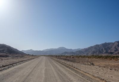 Orange River reflection mountains C13 Namibia South Africa border photography