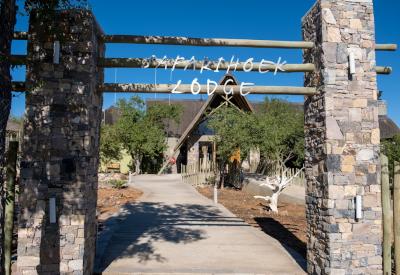 Safarihoek Lodge exterior stunning views private Etosha Heights Game Reserve Namibia