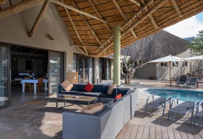 Safarihoek Lodge private game drive Etosha Heights almost private safari experience Namibia