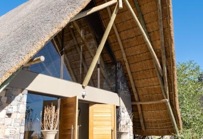 Safarihoek Lodge exterior stunning views private Etosha Heights Game Reserve Namibia