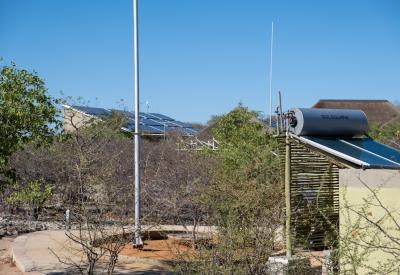 Etosha Heights Private Game Reserve landscape Safarihoek Lodge 5-star luxury Namibia