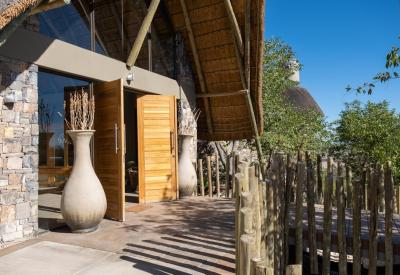 Safarihoek Lodge large luxury suite exterior Etosha Heights Private Game Reserve Namibia