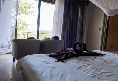 Safarihoek Lodge 5-star luxury suite interior Etosha Heights Game Reserve Namibia