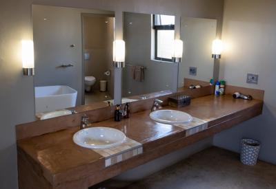 Safarihoek Lodge luxury en-suite bathroom suite Etosha Heights Game Reserve Namibia