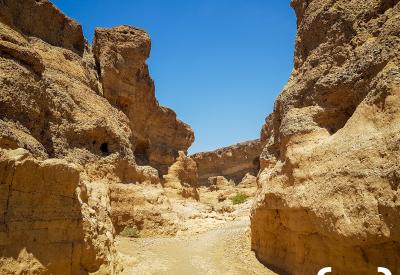 Sesriem Canyon geology sedimentary layers colours Namib Naukluft Park Namibia photography