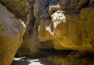 Sesriem Canyon light shadow walls Namib Desert photography Namibia