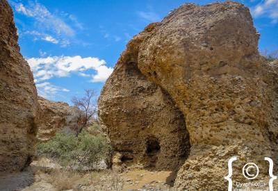 Sesriem Canyon entrance 5 minutes Sossusvlei gate Namib Naukluft Park Namibia photography