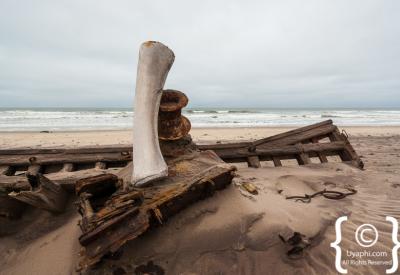 Skeleton Coast shipwreck beach Namibia Atlantic Ocean remote photography