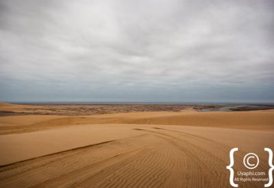 Skeleton Coast vast empty coastline horizon Namibia not another human remote photography