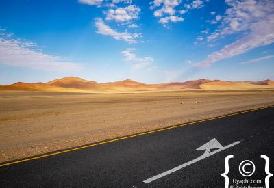 Hot air balloon Sossusvlei dunes early morning Namib Desert Namibia photography