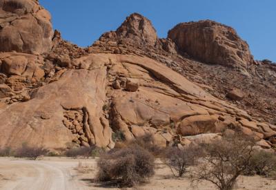 Spitzkoppe bald granite peak 1784m 700 million years old Namibia most photographed mountain