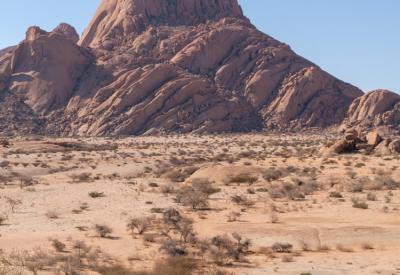 Spitzkoppe campsite beneath granite peaks Namibia overnight photography stargazing