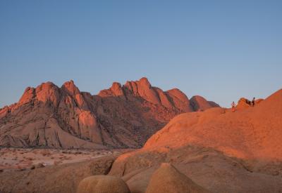 Spitzkoppe rock pools desert vegetation Namibia granite boulders photography