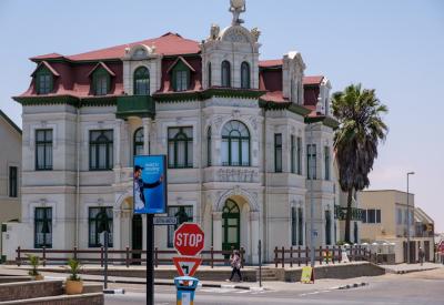 Swakopmund Hotel 1901 Station Building German colonial Namibia photography