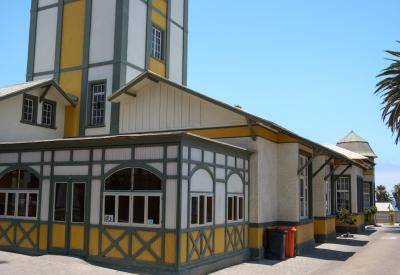 Swakopmund Hotel 1901 Station Building German colonial Namibia photography
