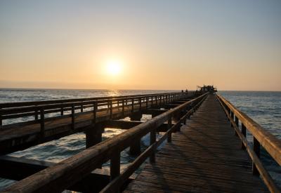 Swakopmund oceanfront promenade Atlantic Ocean Namib Desert Namibia photography