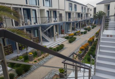 The Delight Swakopmund hotel exterior modern design Swakopmund Namibia Atlantic coast