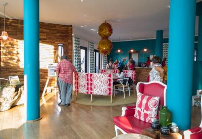 The Delight Swakopmund restaurant dining area Swakopmund Namibia modern décor