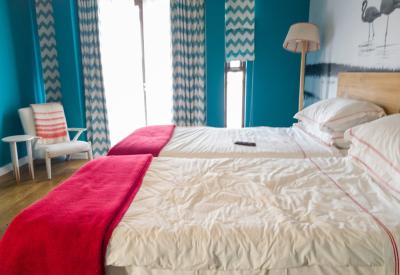 The Delight Swakopmund en-suite bathroom shower Swakopmund Namibia four-star hotel