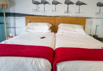 The Delight Swakopmund guest room TV coffee station Swakopmund Namibia boutique hotel