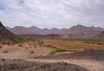 Torra Conservancy vast empty plains horizon most isolated Africa Damaraland Namibia