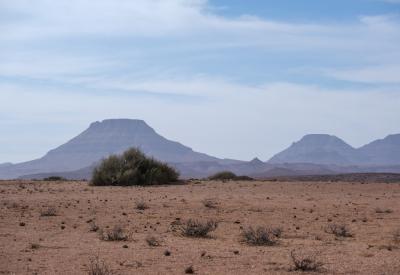 Torra Conservancy rocky mountains dry riverbed Damaraland Namibia remote photography