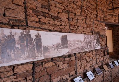 Twyfelfontein Burnt Mountain Organ Pipes nearby Damaraland Namibia UNESCO photography