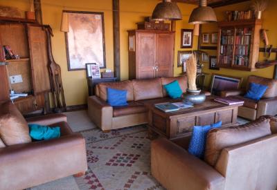 Wolwedans Dune Camp central guest area NamibRand Nature Reserve Namib Desert Namibia