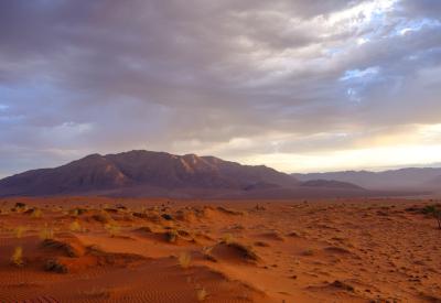 Wolwedans Dune Camp dining panoramic NamibRand Nature Reserve Namib Desert Namibia