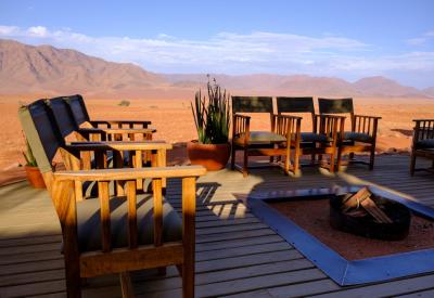 Wolwedans Dune Camp large private tented room NamibRand Nature Reserve Namibia