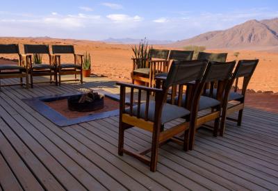 Wolwedans Dune Camp 360-degree dune views from room NamibRand Nature Reserve Namibia