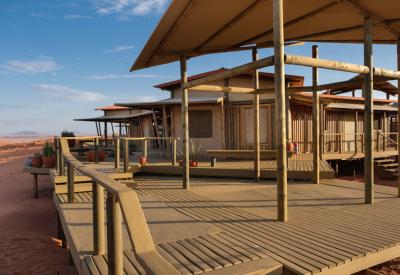 Wolwedans Dunes Lodge exterior NamibRand Nature Reserve Namib Desert Namibia