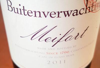 Buitenverwachting Christine red blend Merlot wine tasting Constantia Cape Town