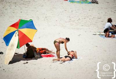 Llandudno beach secluded cove Atlantic Ocean Cape Peninsula Cape Town