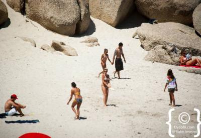 Llandudno beach secluded cove Atlantic Ocean Cape Peninsula Cape Town
