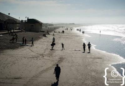 Llandudno beach secluded cove Atlantic Ocean Cape Peninsula Cape Town