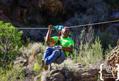 Adrenaline zip line slide Ceres Zipline Adventure Western Cape South Africa