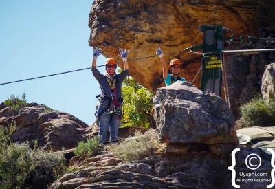 Adrenaline zip line slide Ceres Zipline Adventure Western Cape South Africa