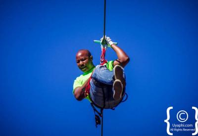 Spectacular Ceres mountain valley views from zip line Western Cape South Africa