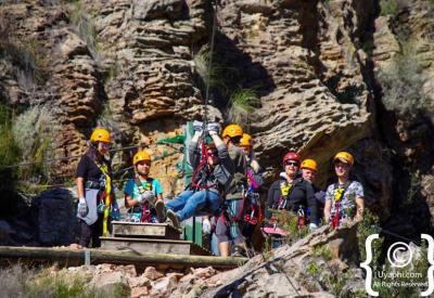 Spectacular Ceres mountain valley views from zip line Western Cape South Africa