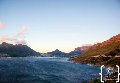 Lookout point on Chapman's Peak Drive Cape Peninsula Cape Town South Africa