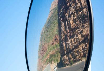 Panoramic Atlantic Ocean views from Chapman's Peak Drive Cape Peninsula Cape Town