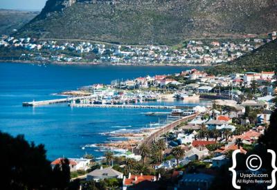 Boyes Drive scenic views over Kalk Bay and False Bay Cape Town South Africa