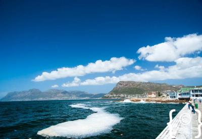 Colourful Kalk Bay village street scenes and Victorian architecture Cape Town